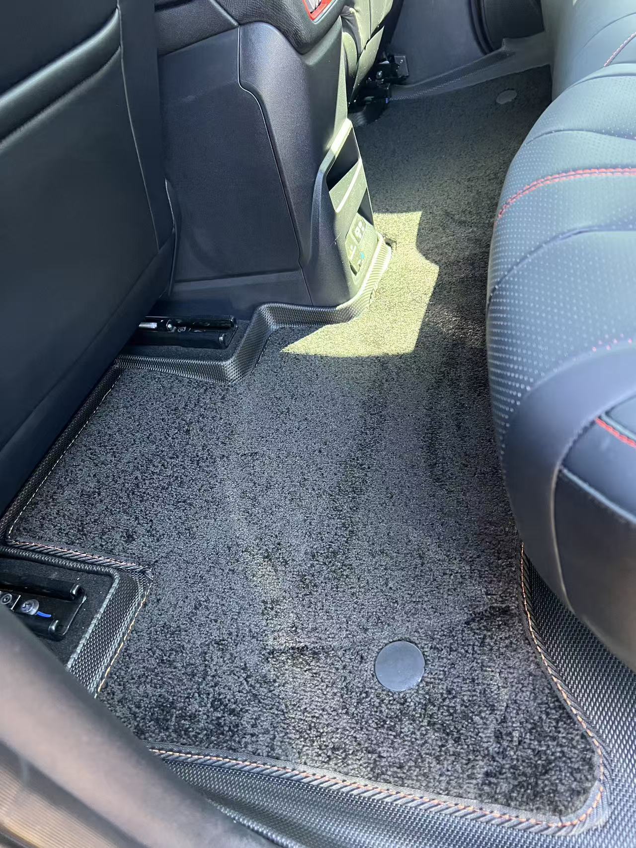 Floor Liners 3 Pieces Set Suitable For BYD Shark 6 2025 Driver+Passenger+Rear Seats Black Colour Liner