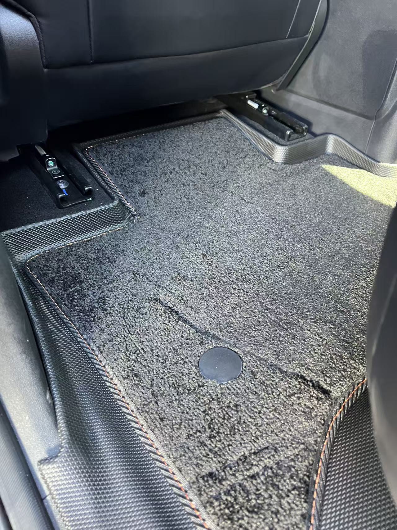 Floor Liners 3 Pieces Set Suitable For BYD Shark 6 2025 Driver+Passenger+Rear Seats Black Colour Liner