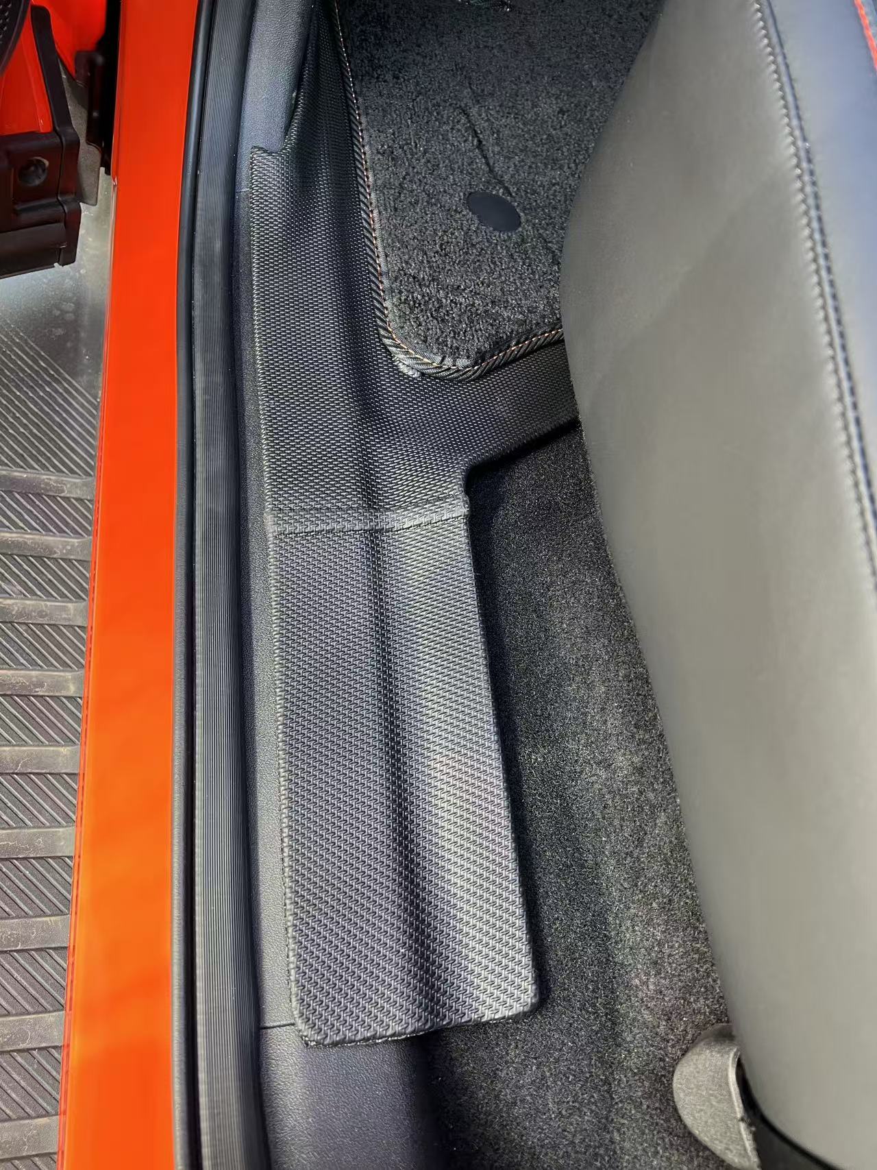 Floor Liners 3 Pieces Set Suitable For BYD Shark 6 2025 Driver+Passenger+Rear Seats Black Colour Liner