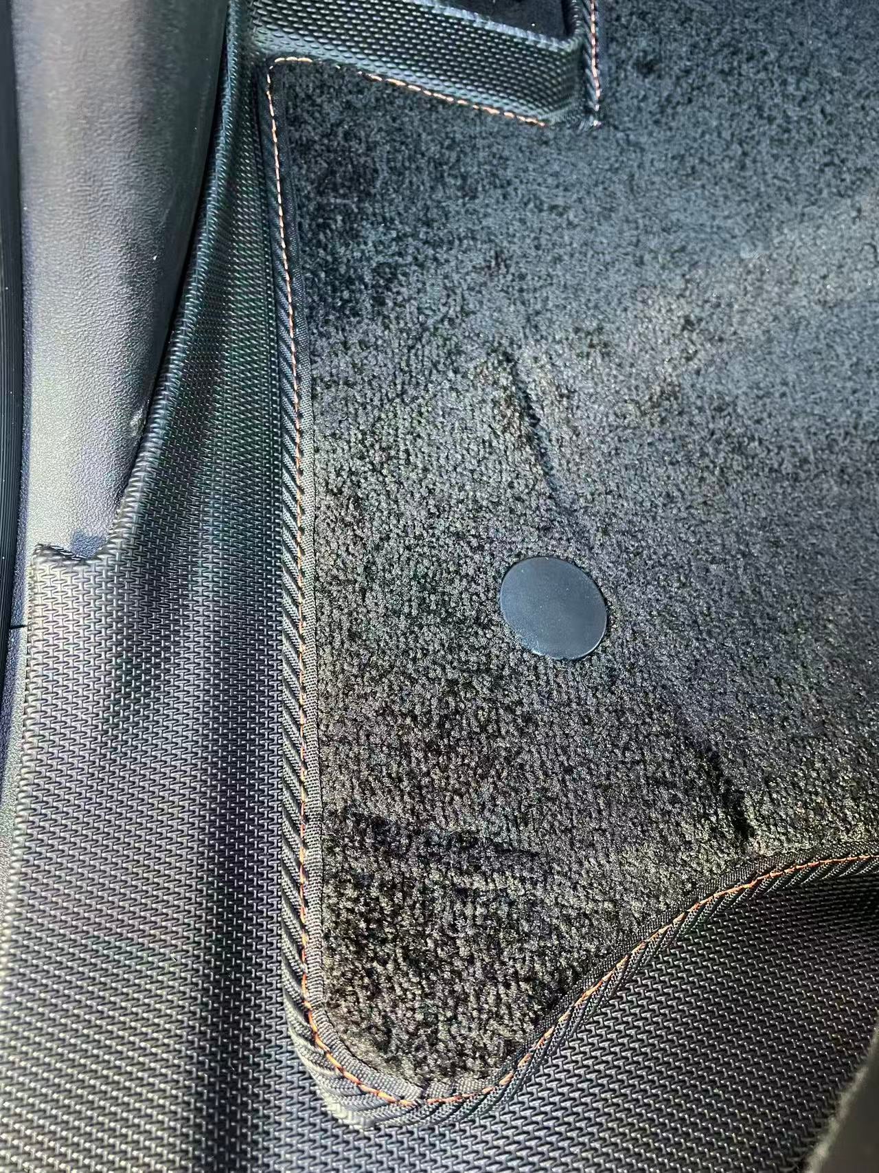 Floor Liners 3 Pieces Set Suitable For BYD Shark 6 2025 Driver+Passenger+Rear Seats Black Colour Liner