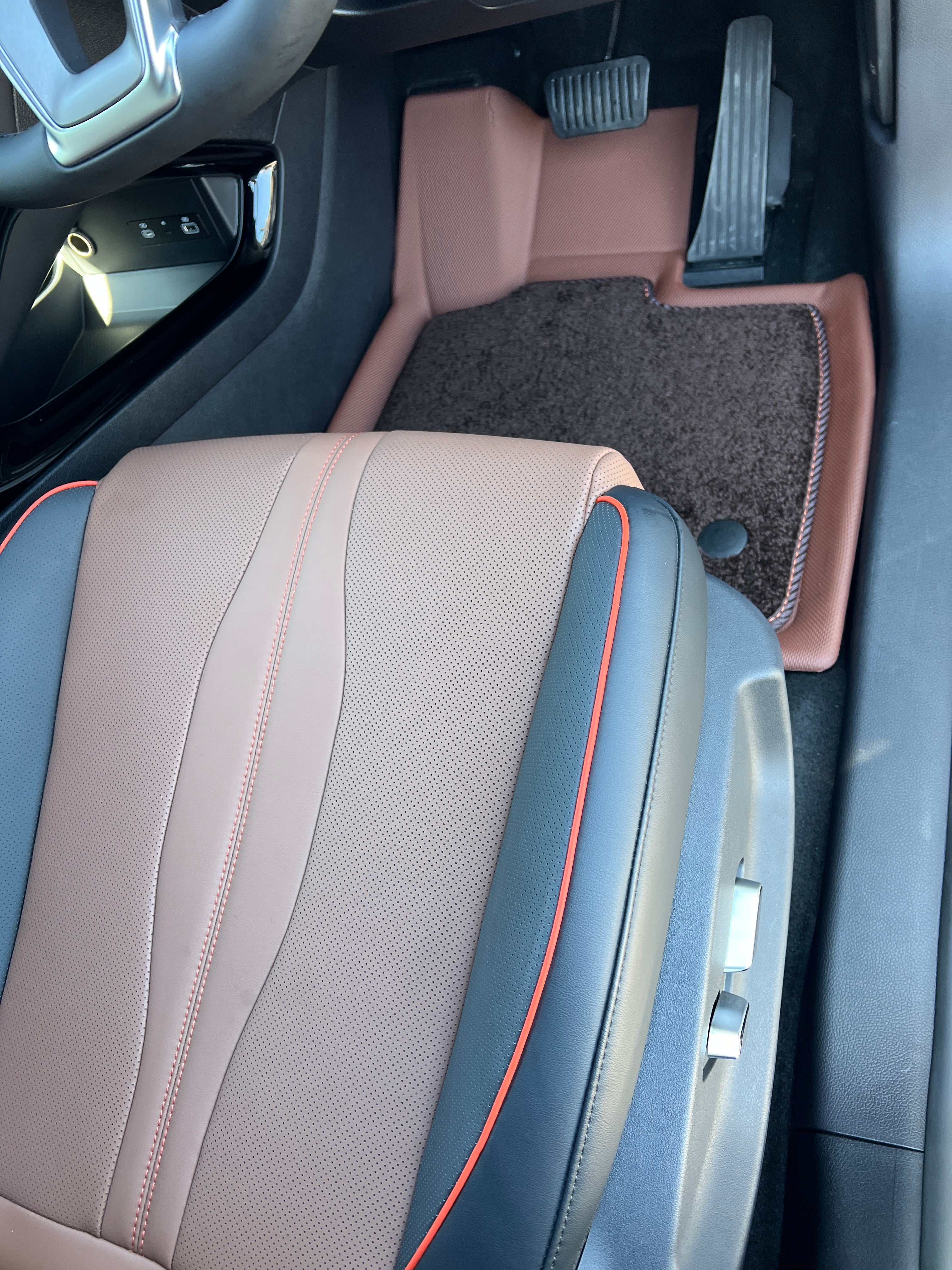 Floor Liners 4 Pieces Set Suitable For BYD Sealion 6 2025 Driver+Passenger+Rear Seats+Cargo Liner