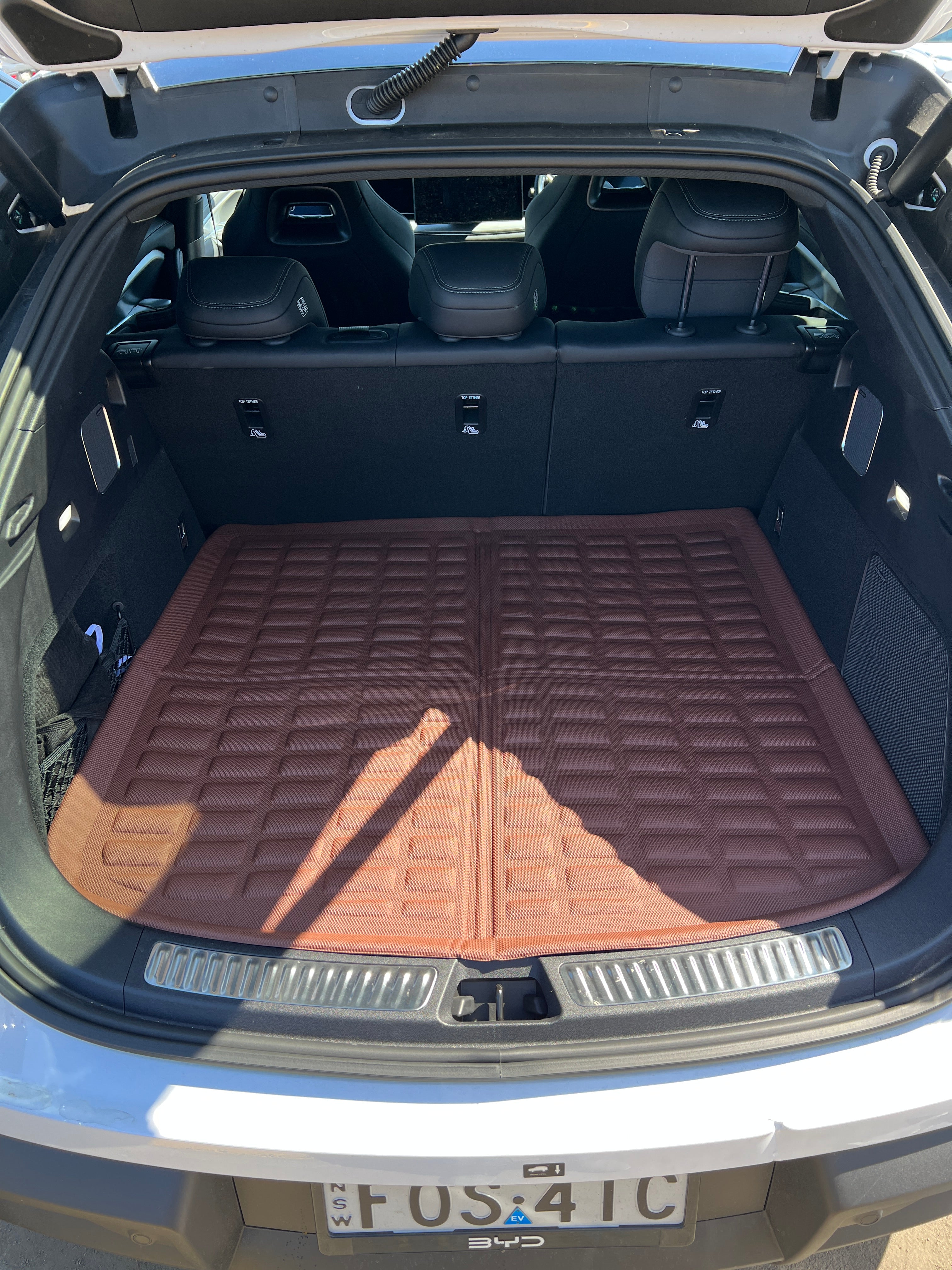 Floor Liners 4 Pieces Set Suitable For BYD Sealion 7 2025 Driver+Passenger+Rear Seats+Cargo Liner