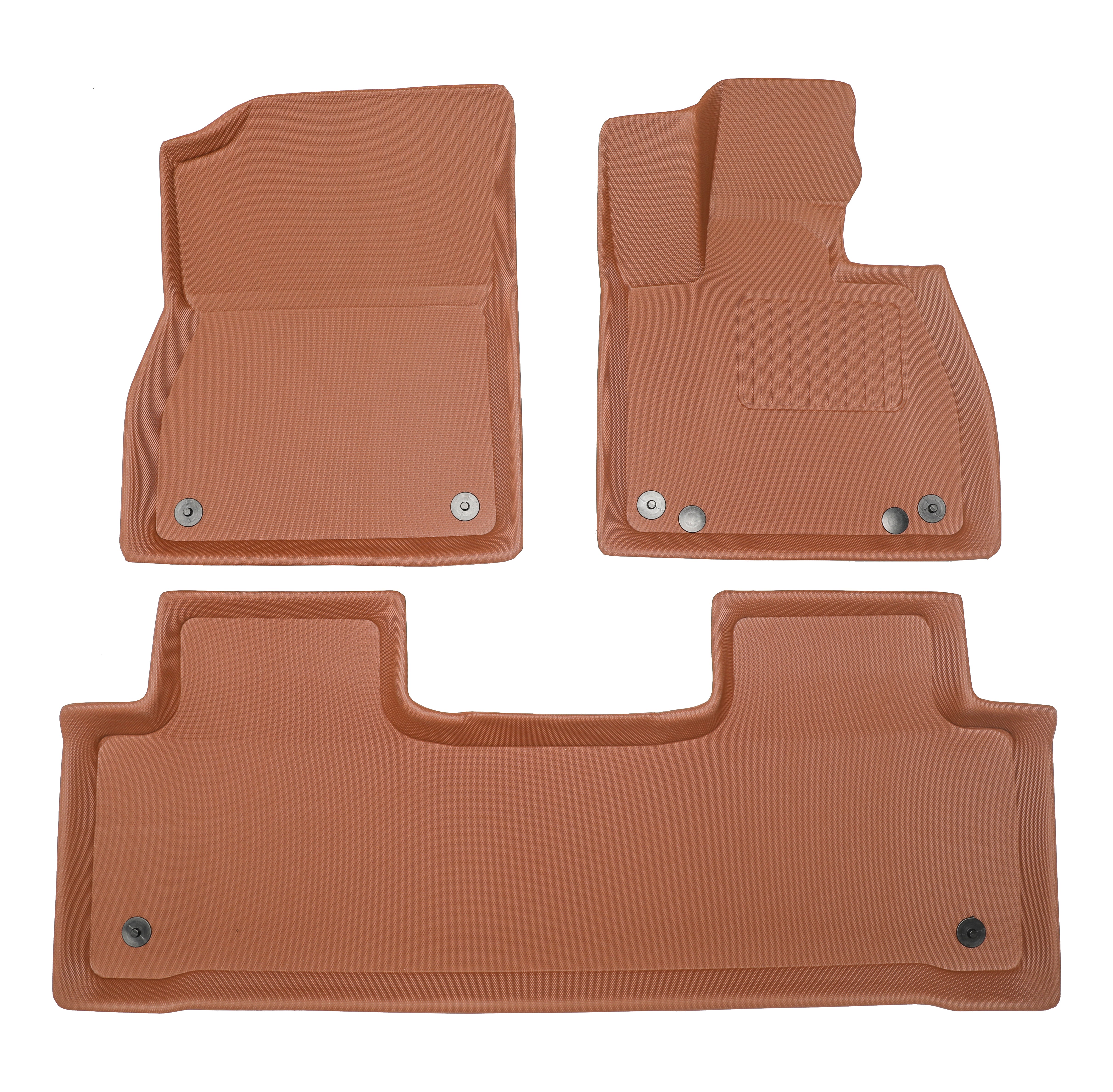 Floor Liners 4 Pieces Set Suitable For BYD Sealion 7 2025 Driver+Passenger+Rear Seats+Cargo Liner